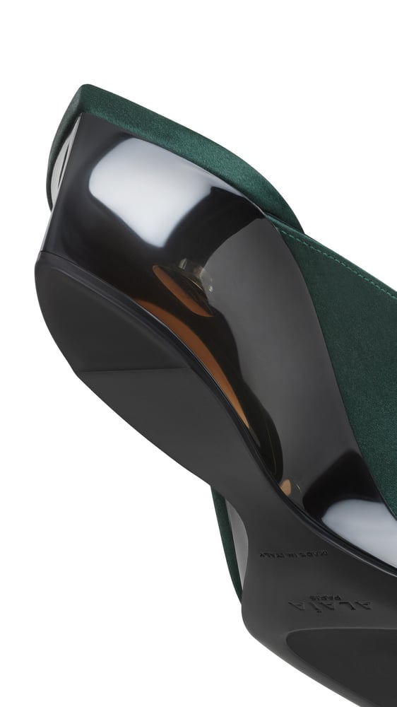MULES INVISIBLE EN SATIN