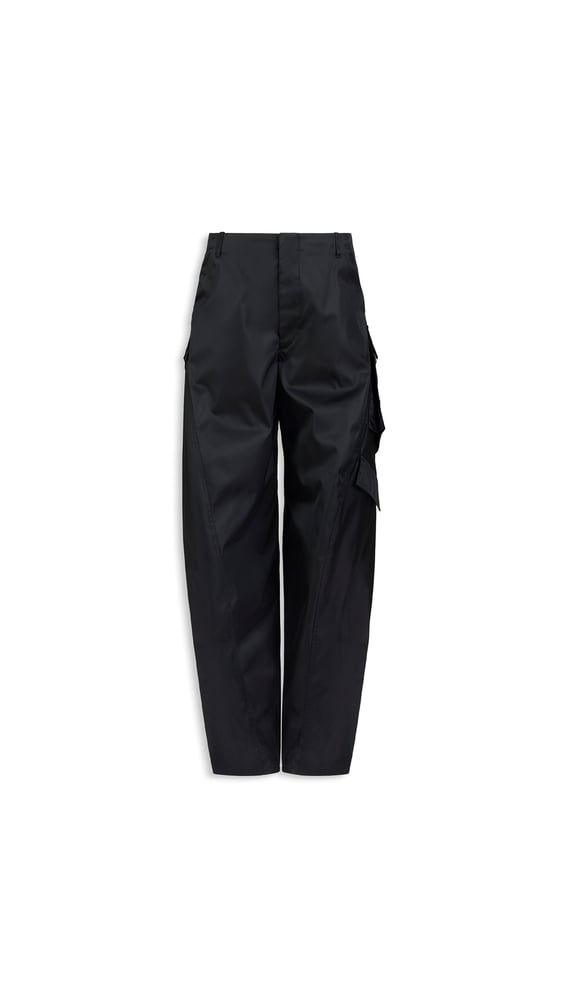 PANTALON CARGO EN TAFFETAS