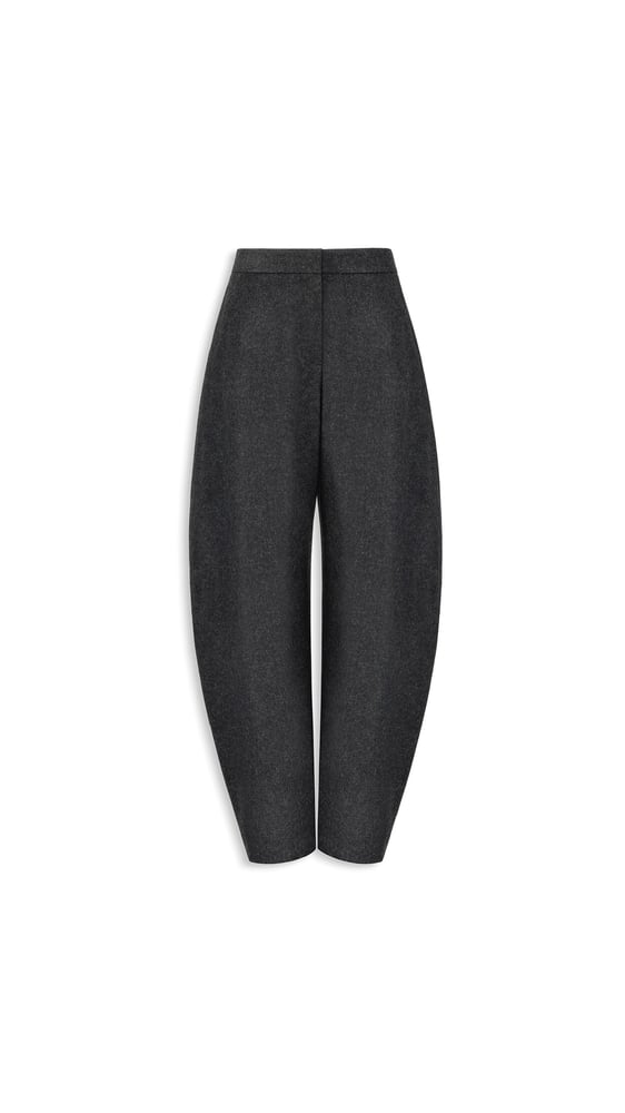 PANTALON TAILLEUR ROND EN LAINE LÉGÈRE