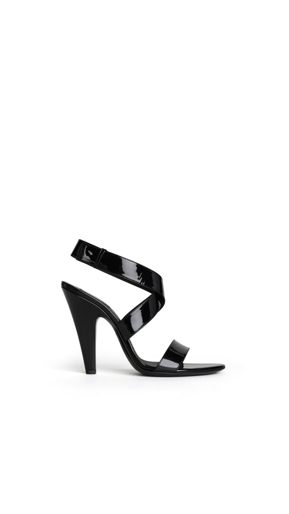 SANDALES CONE EN CUIR VERNI