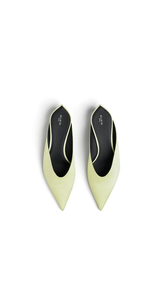 MULES INVISIBLE EN SATIN