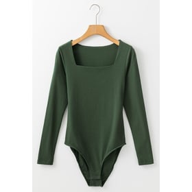 Square Neck Slim Fit Bodysuit