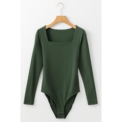 Square Neck Slim Fit Bodysuit
