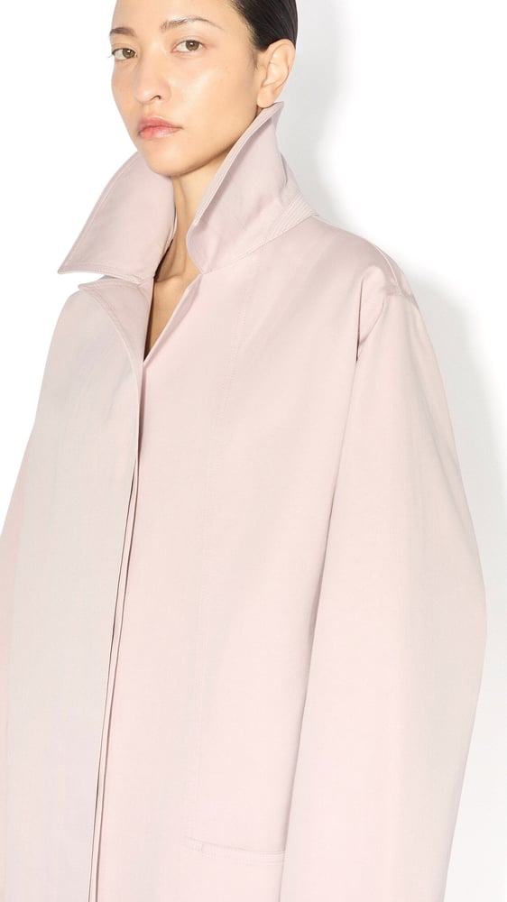 MANTEAU EN COTON-SOIE