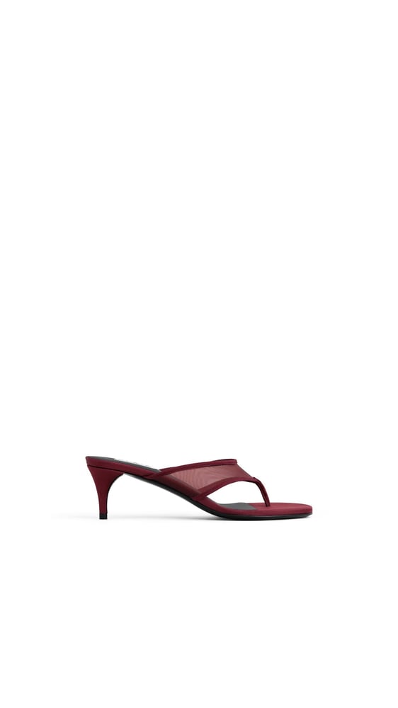 MULES TONG EN TULLE