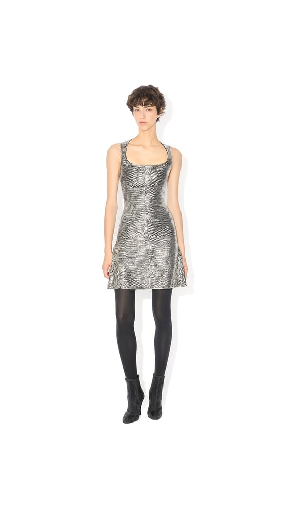 ROBE ÉVASÉE À STUDS