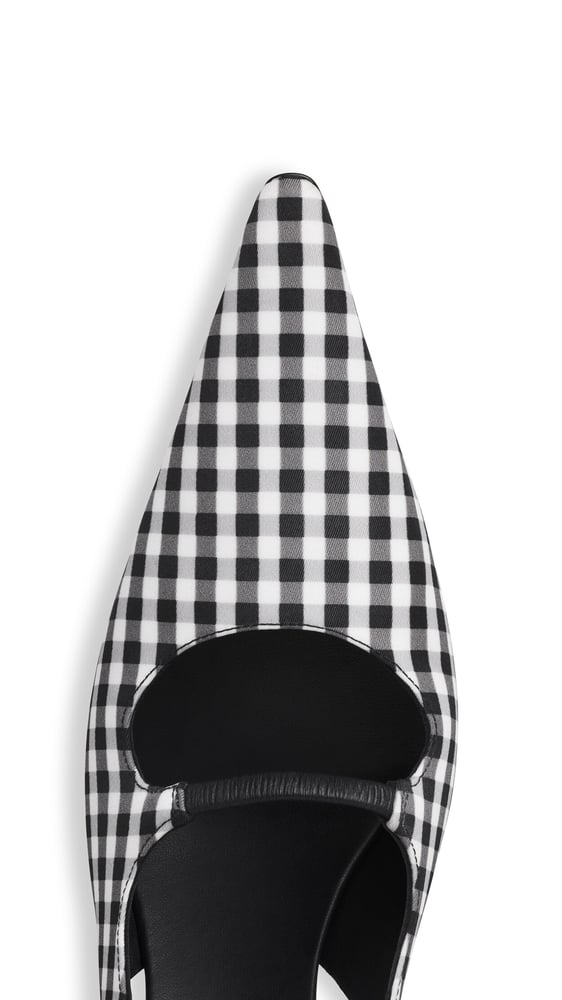 SLINGBACKS DROP À MOTIF VICHY
