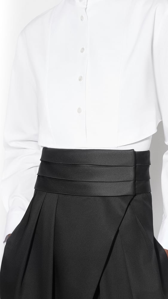 BODY CHEMISE EN POPELINE DE COTON