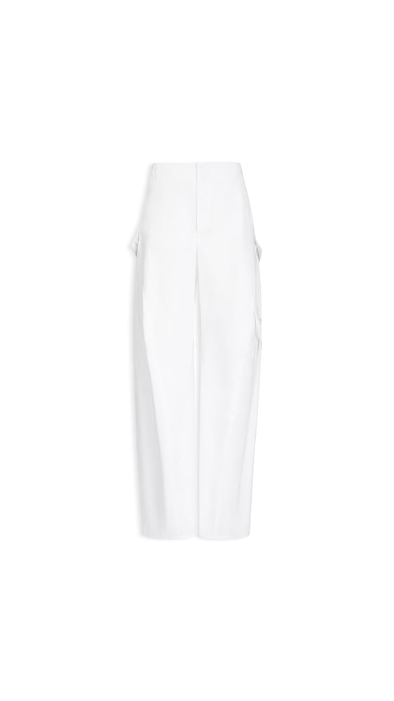 PANTALON CARGO EN POPELINE DE COTON
