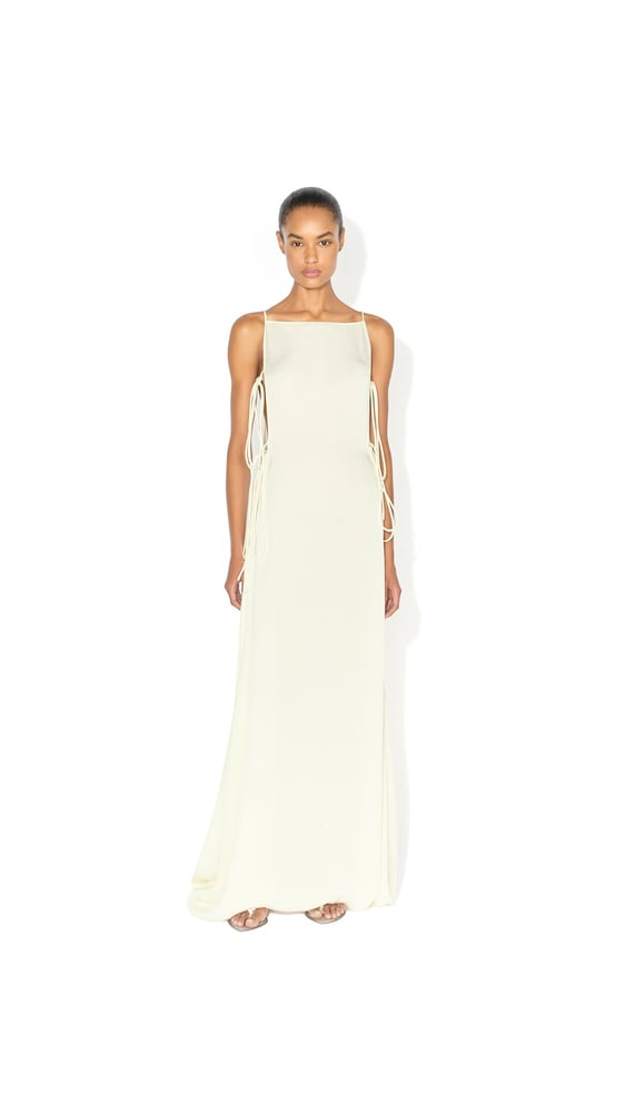 ROBE NOUÉE EN CADY