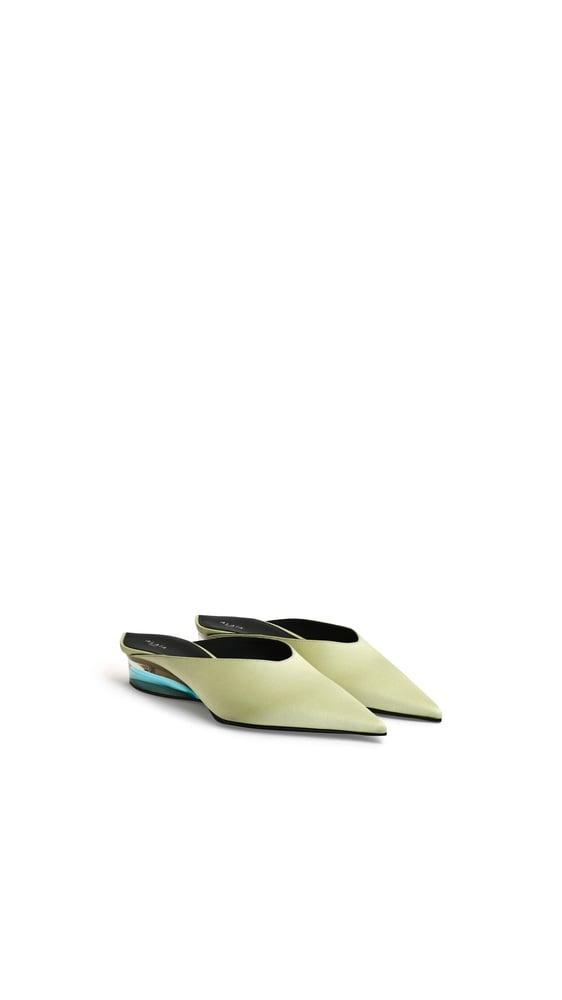 MULES INVISIBLE EN SATIN