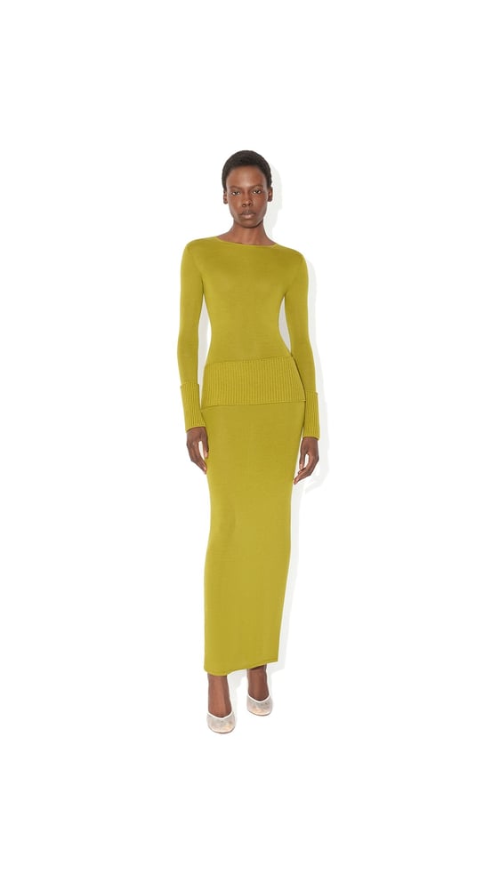 ROBE BODYCON EN MAILLE MÉRINOS