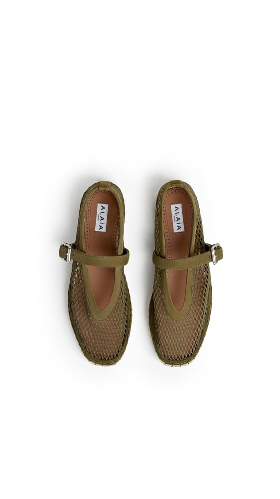 ESPADRILLES EN RÉSILLE ET SUÈDE