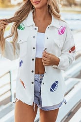 Game Day Shirt Jacket