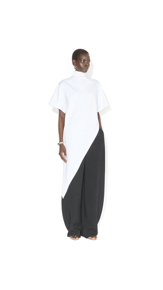 T-SHIRT TRIANGLE EN JERSEY DE COTON