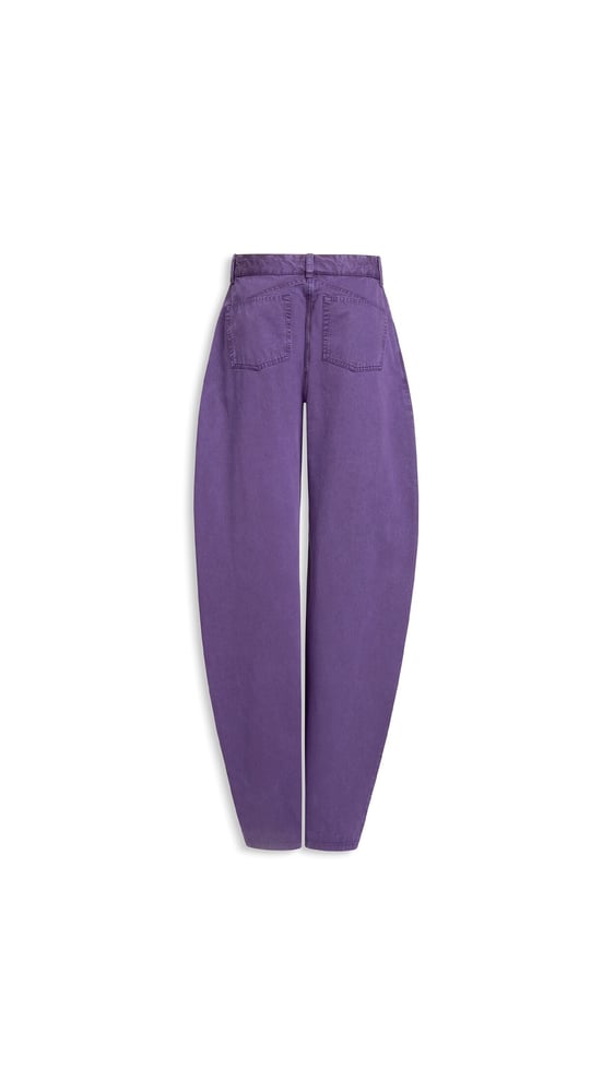 JEAN ROND TAILLE BASSE EN DENIM
