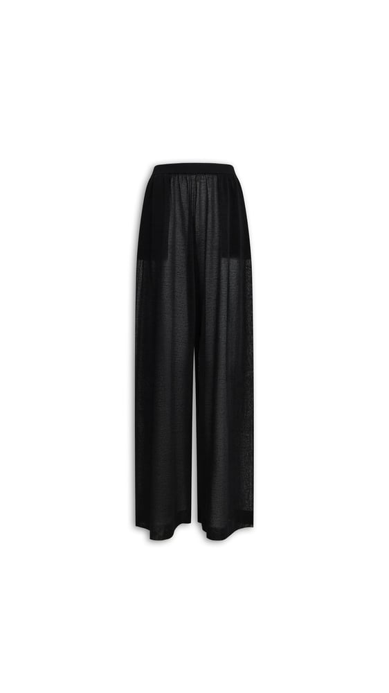 PANTALON FLUIDE EN LIN ET SOIE