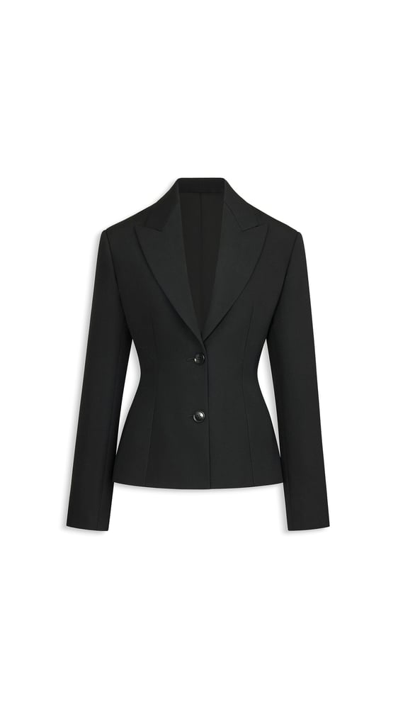 VESTE À SIMPLE BOUTONNAGE EN LAINE
