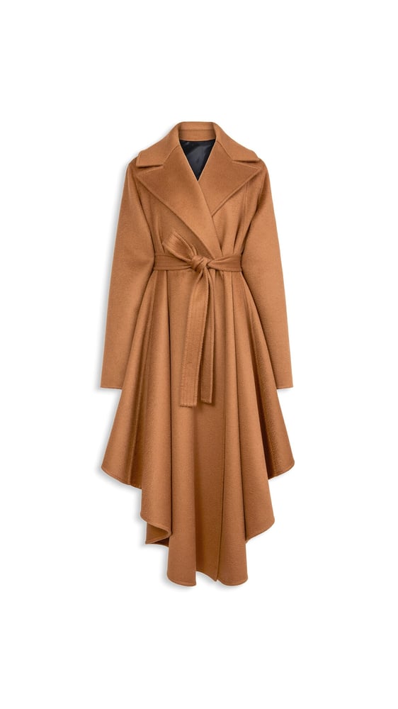 MANTEAU PEIGNOIR EN CACHEMIRE DOUBLE-FACE