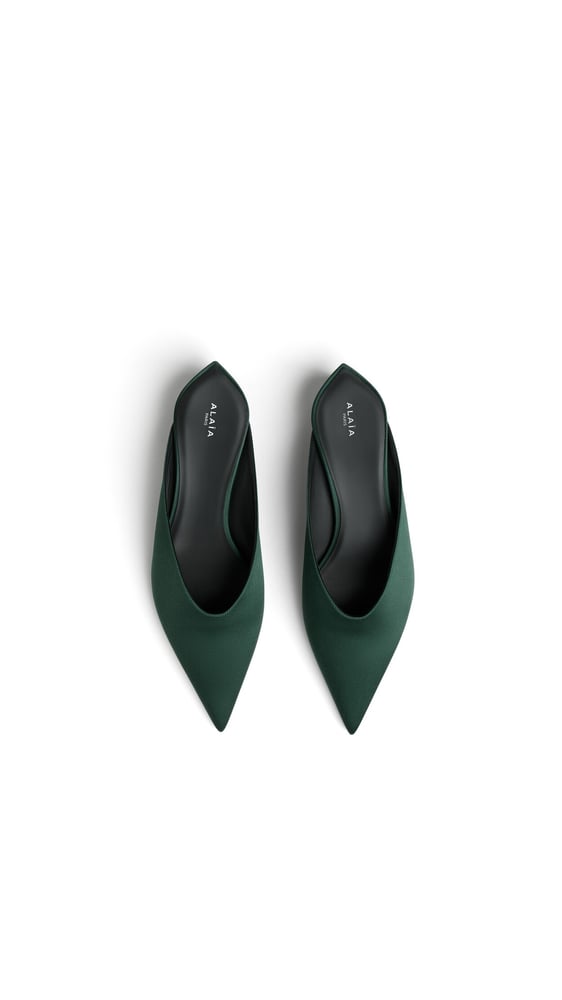 MULES INVISIBLE EN SATIN