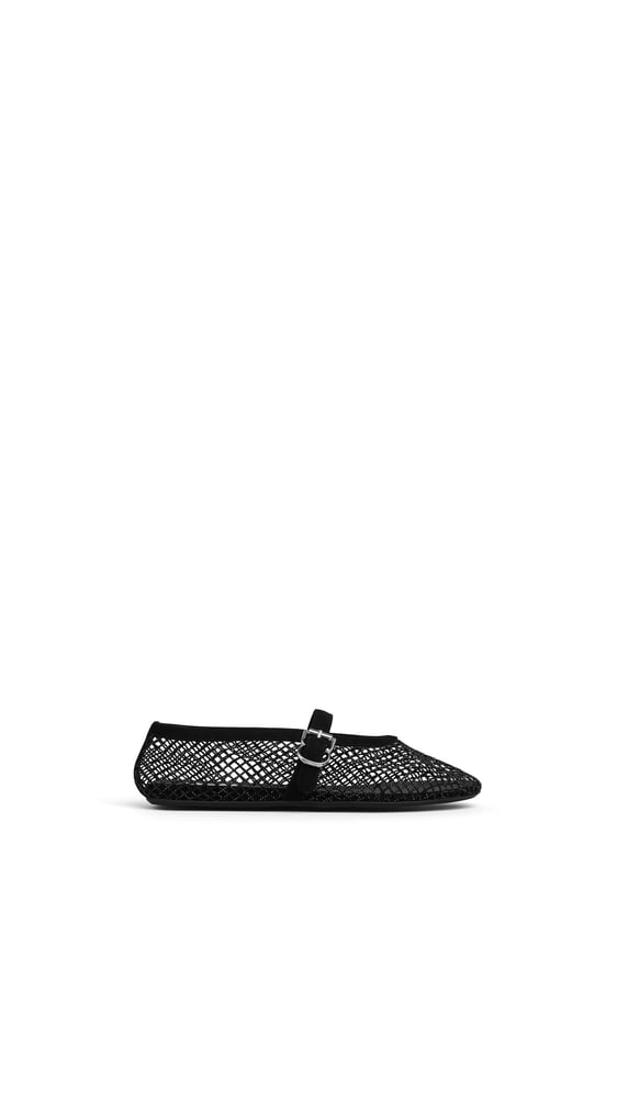 BALLERINES EN RÉSILLE À STRASS