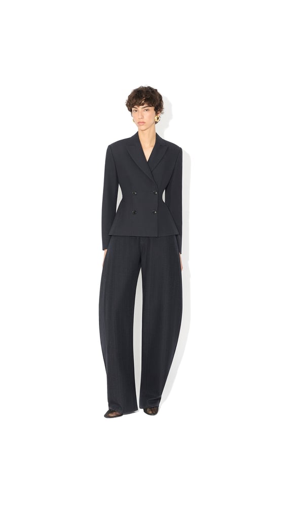 VESTE À DOUBLE BOUTONNAGE EN LAINE