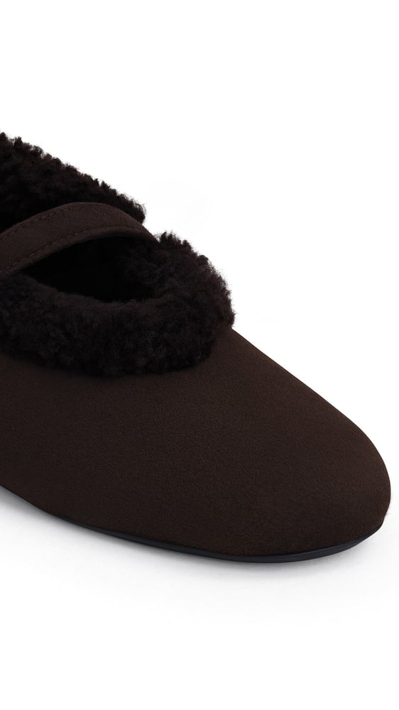 BALLERINES EN SHEARLING