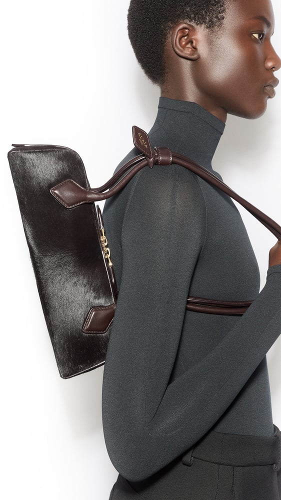SAC LE TECKEL SMALL EN CUIR PONY