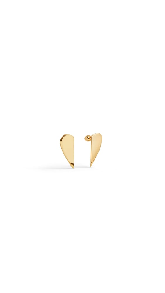 BOUCLES D'OREILLES DEMI-CŒUR