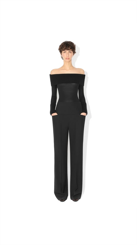 PANTALON TAILLEUR EN LAINE LÉGÈRE