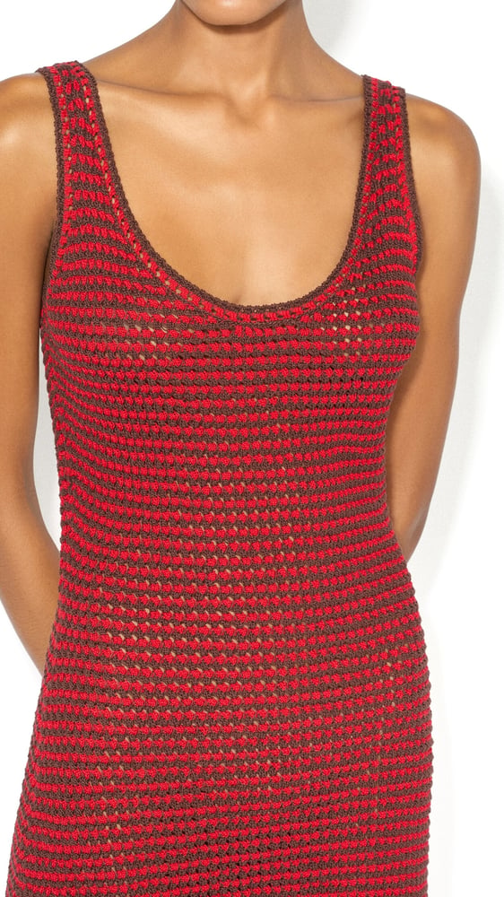 ROBE DÉBARDEUR EN MAILLE