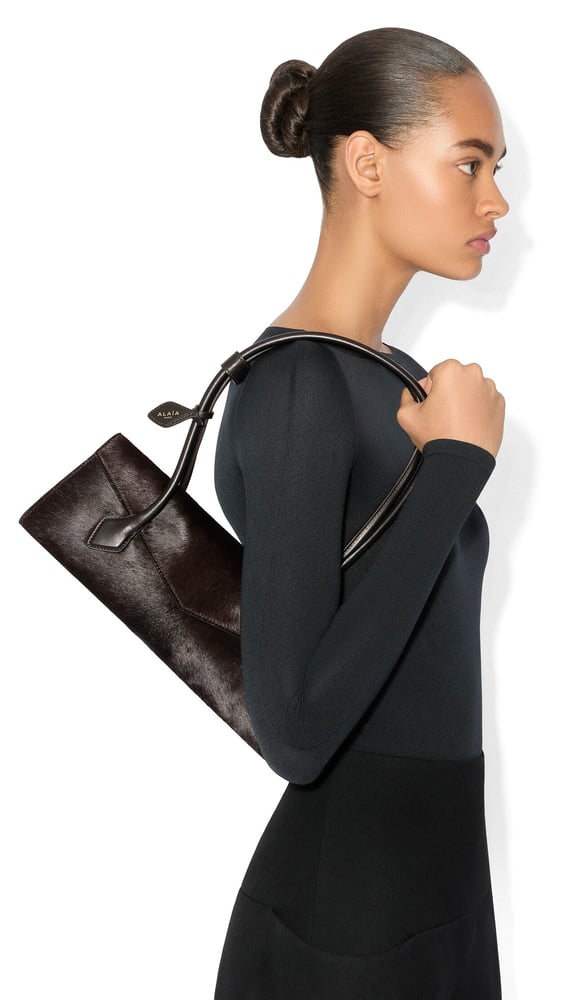 SAC LE TECKEL FLAP MEDIUM EN CUIR EFFET PONY