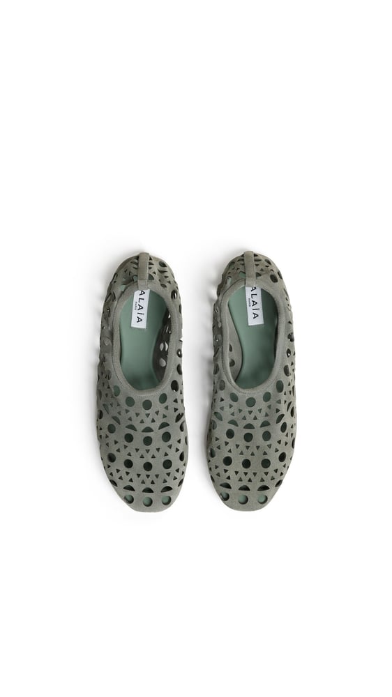 SLIPPERS VIENNE EN CUIR VELOURS