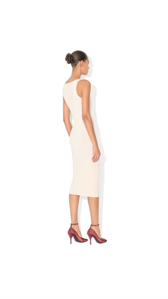 ROBE BODYCON EN MAILLE DE SOIE