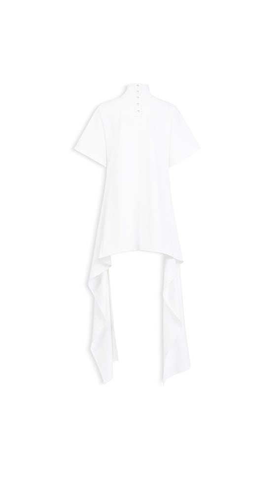 T-SHIRT ASYMÉTRIQUE EN JERSEY DE COTON