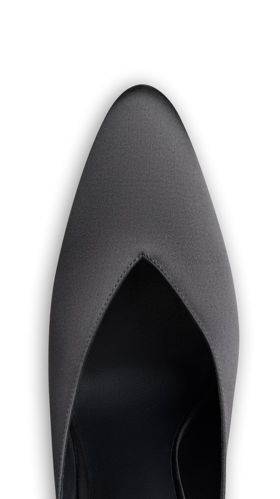 MULES CONE EN SATIN