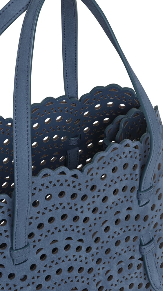 SAC MINA 25 EN NUBUCK VIENNE PERFORÉ