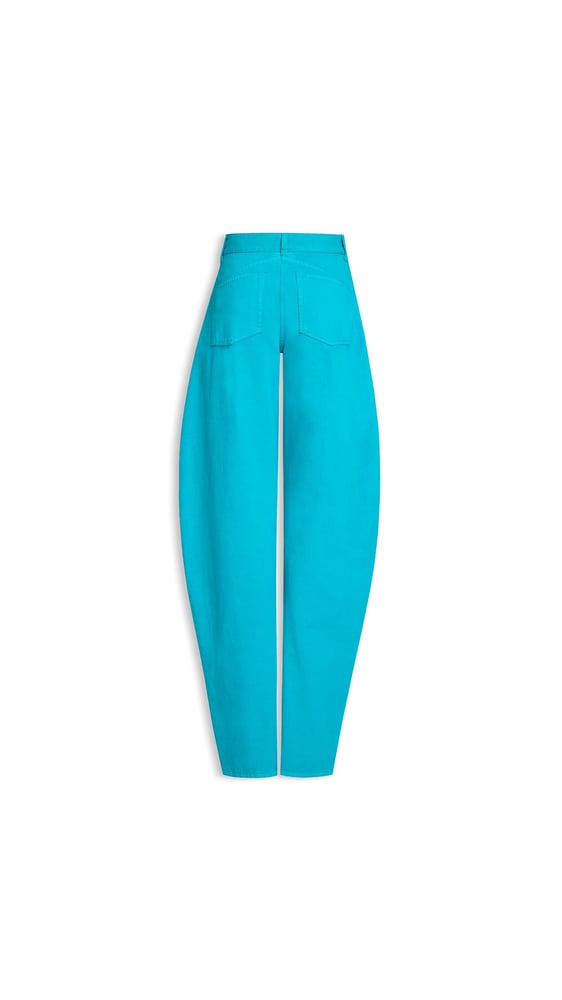 JEAN ROND TAILLE BASSE EN DENIM