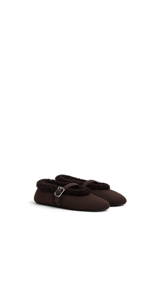 BALLERINES EN SHEARLING