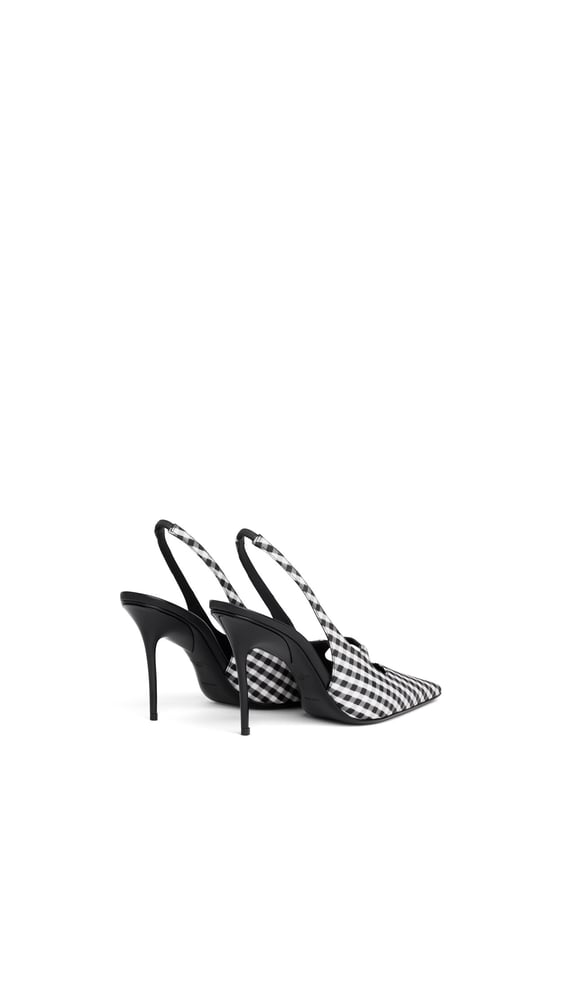 SLINGBACKS DROP À MOTIF VICHY