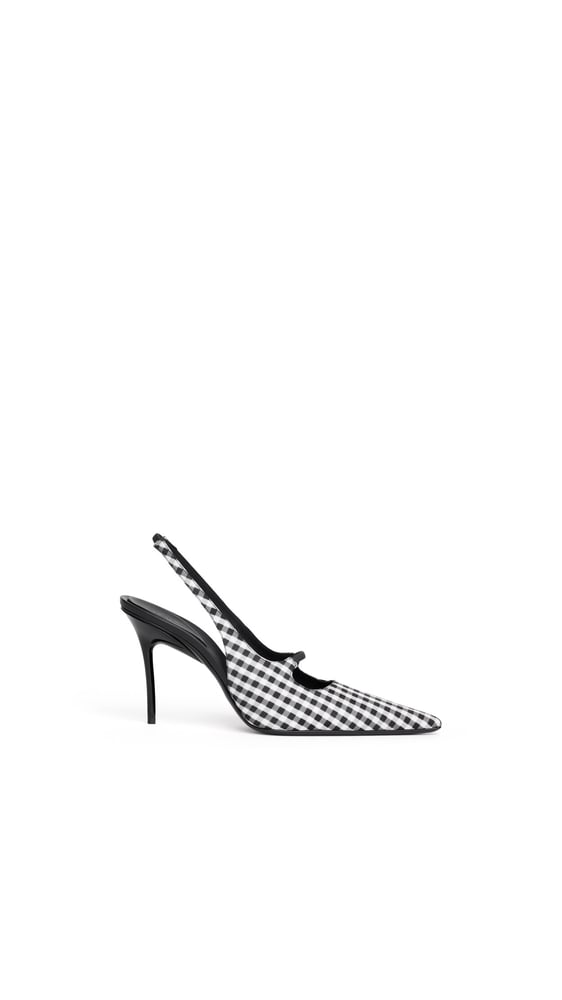 SLINGBACKS DROP À MOTIF VICHY