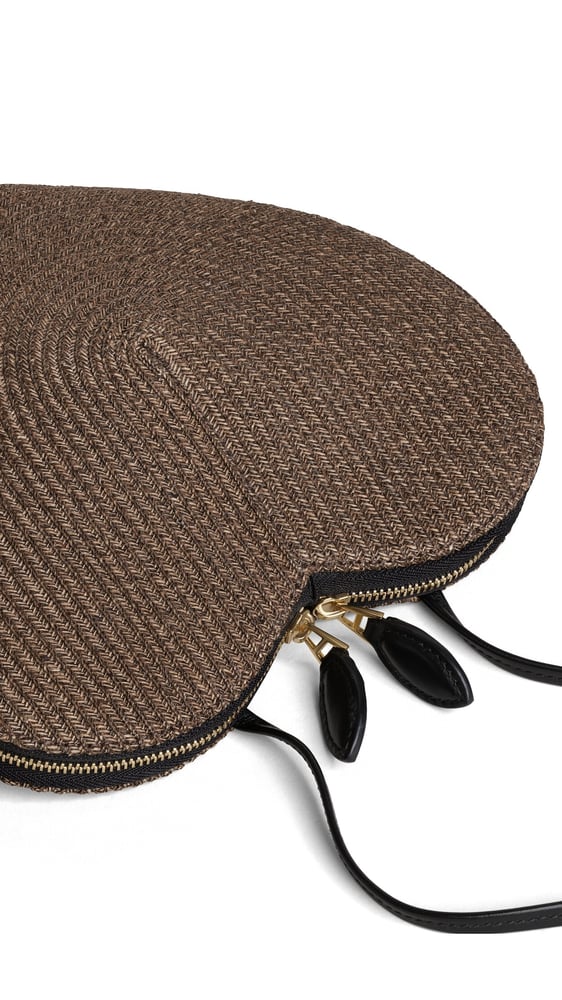 SAC LE CŒUR EN PAILLE TRESSÉE
