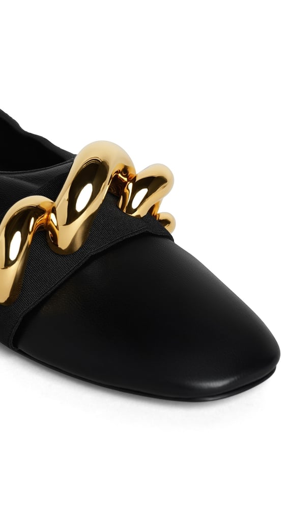 SLIPPERS BIJOU EN CUIR