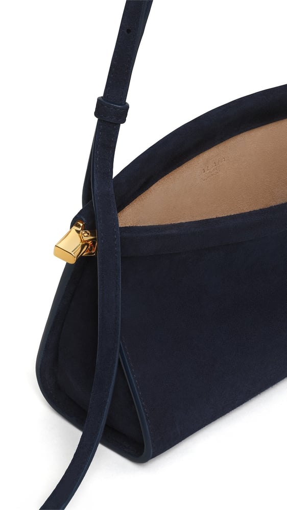 SAC LE CLICK EAST WEST SMALL EN SUEDE