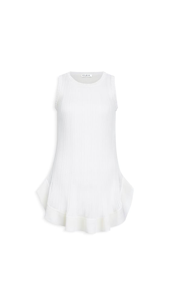 MINI ROBE PLISSÉE EN MAILLE