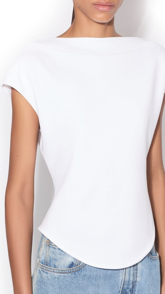 T-SHIRT AJUSTÉ EN COTON
