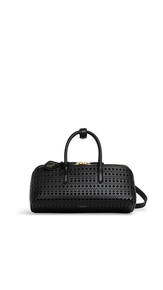 SAC DELTA SMALL EN CUIR VIENNE PERFORÉ