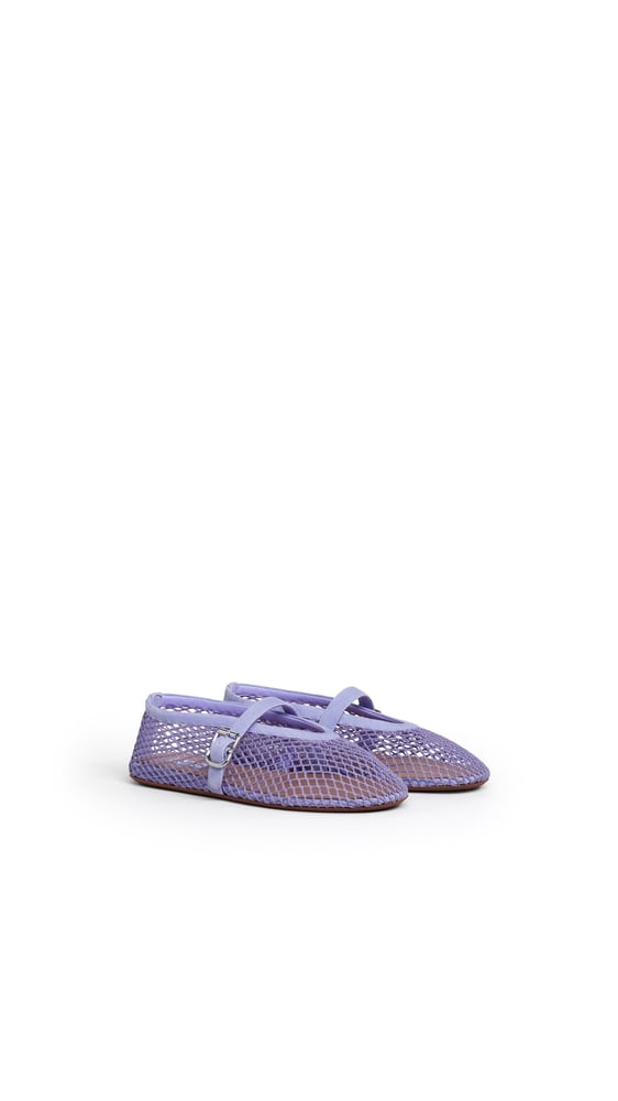 BALLERINES EN RÉSILLE ET SUÈDE