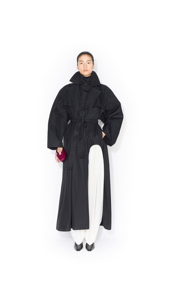 TRENCH-COAT EN COTON SOLARO