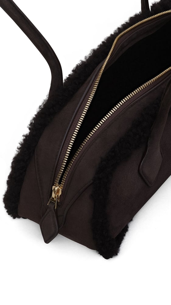 SAC LE TECKEL MEDIUM EN SHEARLING